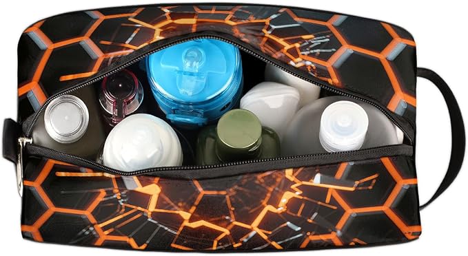 Abstract Basketball Kids Toiletry Bag - Image 6