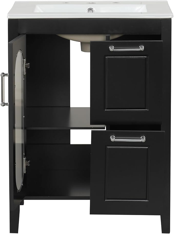 Harper & Bright Designs 24" Bathroom Vanity - Image 9