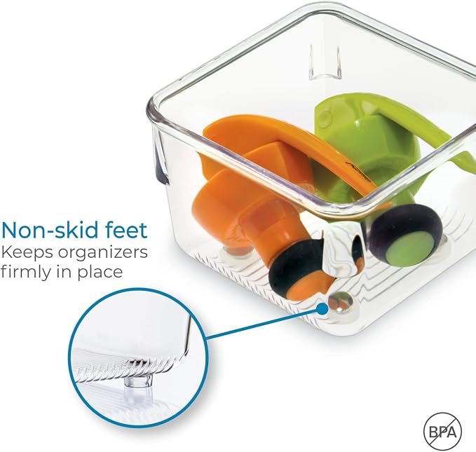iDesign Linus Plastic Drawer Organizer, Storage Container - Image 8