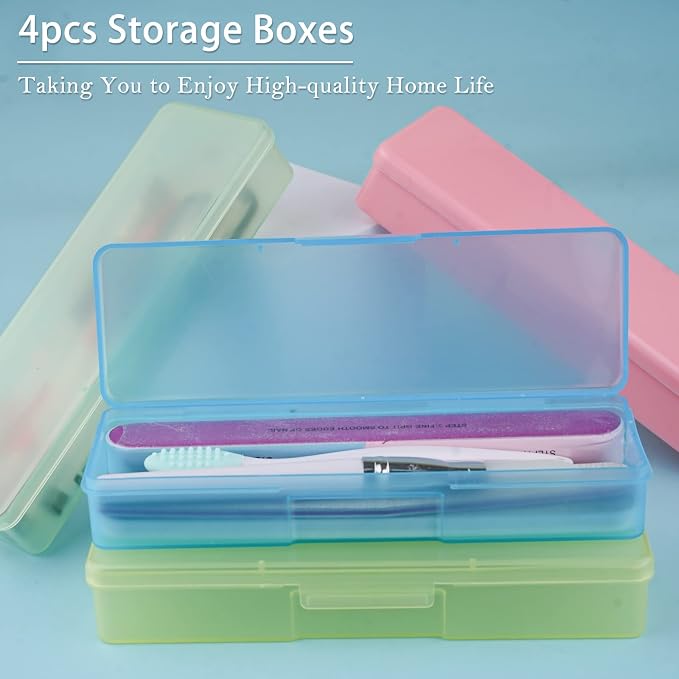 4-Piece Plastic Storage Box for Nail Tools - Image 6