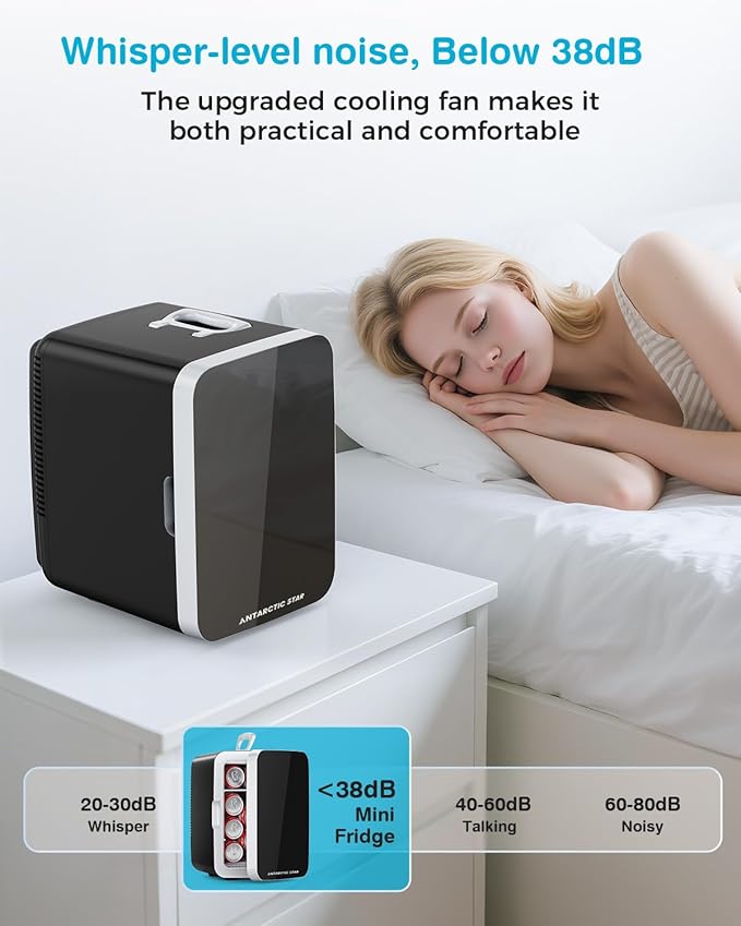 Antarctic Star Compact Mini Fridge, 10L Portable Small Refrigerator, 2.6 Gal - Image 6