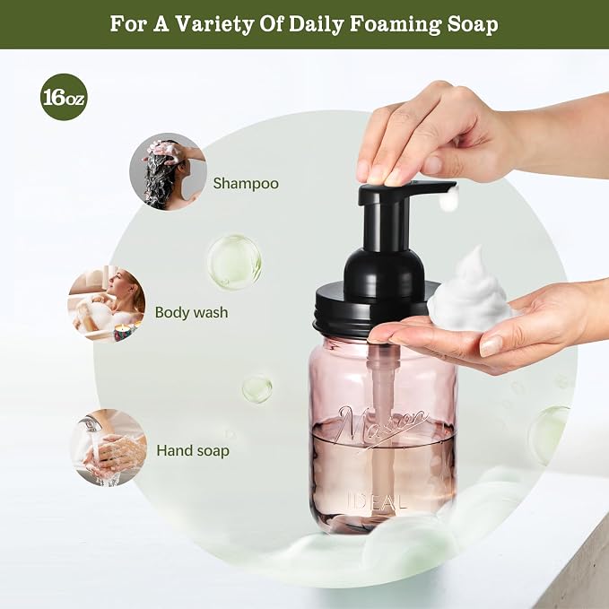 Amolliar Plastic Foaming Soap Dispenser - Image 3