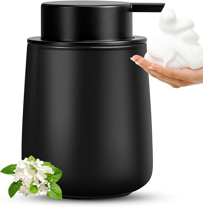 Black Foaming Soap Dispenser by AZMOYAC