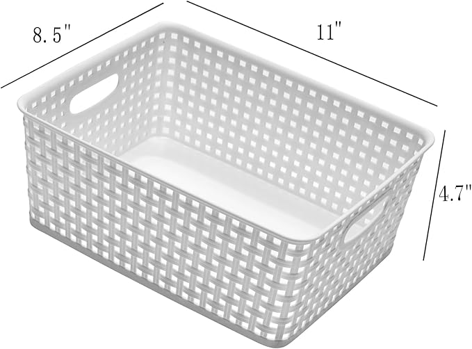 Plastic Storage Baskets for Organizing - Image 3