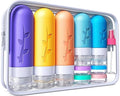 19pack Travel Bottles for Toiletries, TSA Approved Silicone Size Containers for by Aeomni