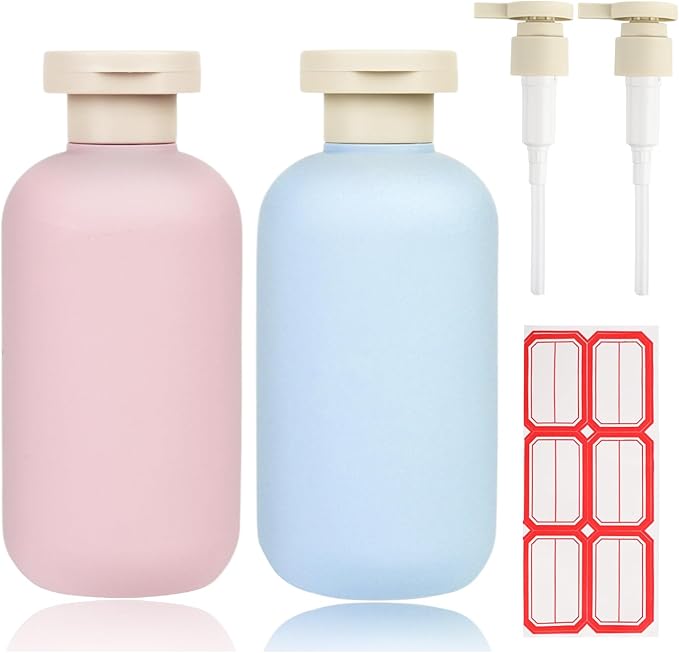 6.8oz Refillable Shampoo and Conditioner Bottles by Unknown