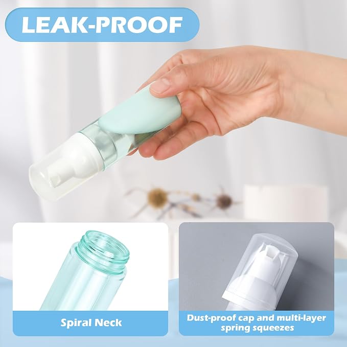 2oz Travel Foam Pump Bottle, Lash Cleanser - Image 3