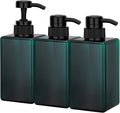 Suream 3Packs Empty Pump Shampoo Bottles, 15oz/450ml Refillable Conditioner by Suream