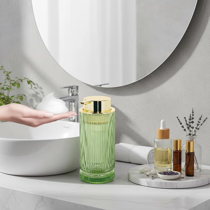 14 Oz Foaming Soap Dispenser, Refillable Foam Pump Bottle Lotion Container - Image 2