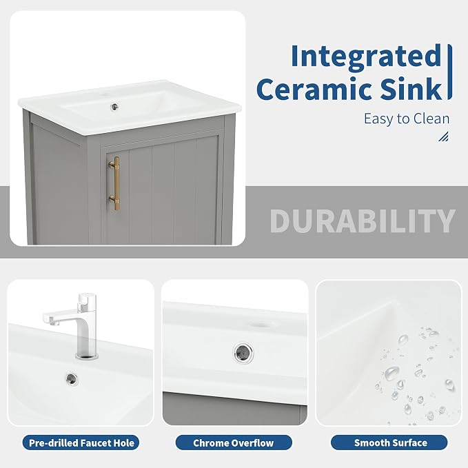 Bellemave 20" Small Bathroom Vanity - Image 5