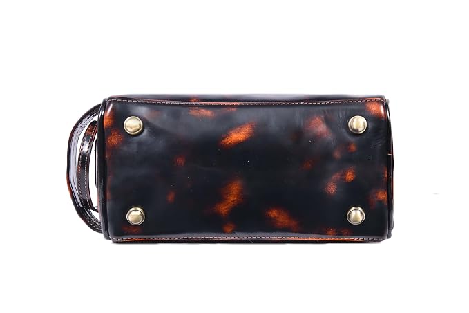 10" Premium Leather Toiletry Travel Pouch - Image 4