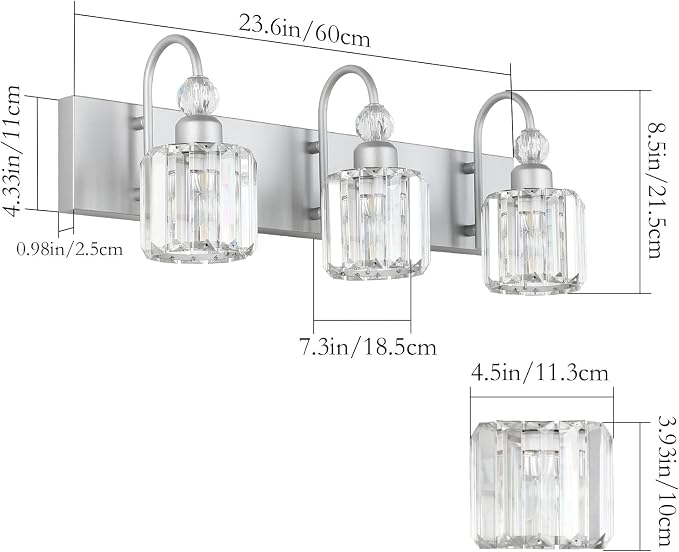 Ralbay Crystal Vanity Light - Image 5