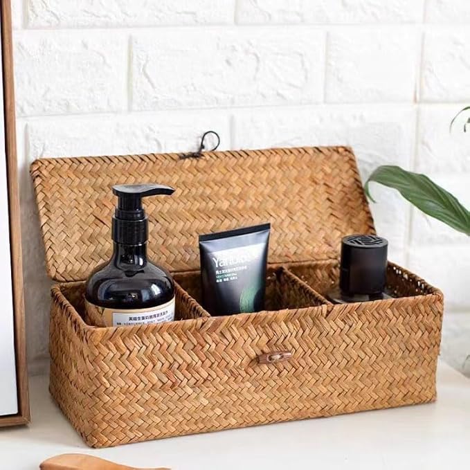 Seagrass Storage Basket for Bathroom - Image 6