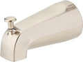 EZ-FLO 5 Inch Zinc Bath Tub Diverter Spout, 1/2 Inch IPS Pipe, Brushed Nickel by EZ-FLO