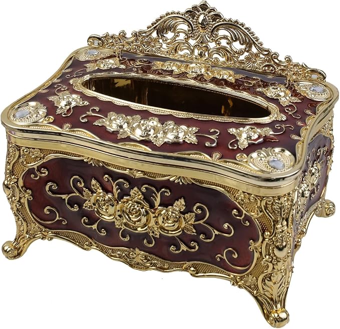 Geesatis Tissue Box Cover, Rectangle Tissue Box Holder, Rectangular Napkin by GeesatisToolHardware