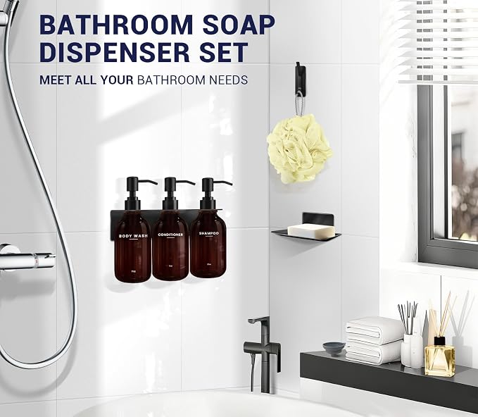 KLL Shampoo and Conditioner Dispenser - Image 8