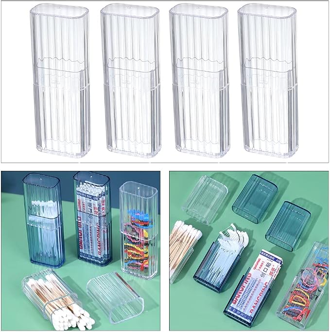 JIEDALIN 4 Pcs Cotton Swab Holder - Image 3