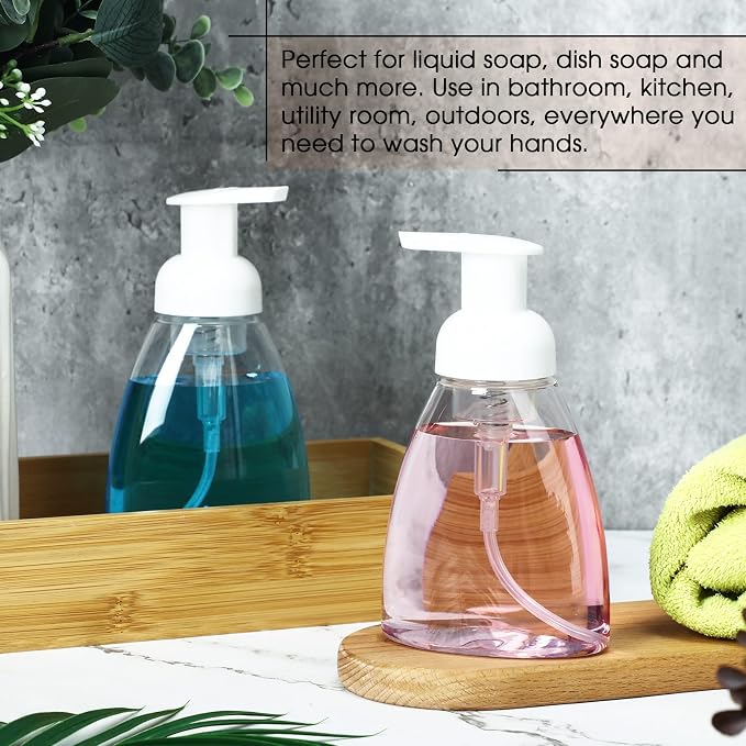 Eboot 24 Pcs 8 oz Foaming Soap Dispenser Foaming Pump Bottle Travel Hand Soap - Image 7