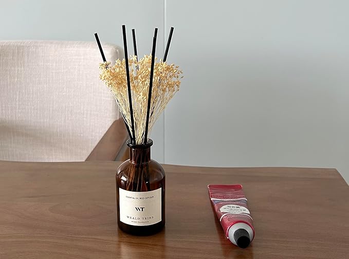 WEALD TRIBE Reed Diffuser Set for Bathroom Air Fresheners, Oil Diffuser Sticks - Image 3