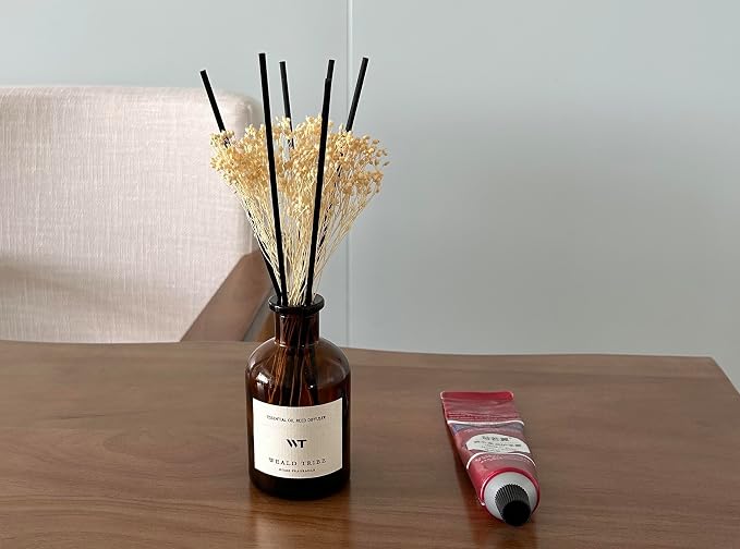 WEALD TRIBE Reed Diffuser Set for Bathroom Air Fresheners, Oil Diffuser Sticks - Image 4