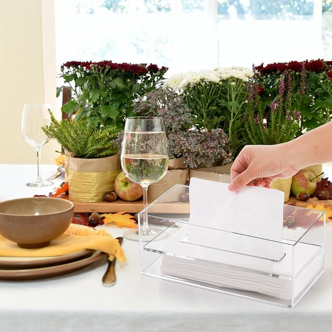 Dicunoy Acrylic Tissue Box Holder - Image 7