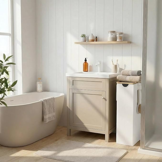 efluky Slim Laundry Basket - Image 2