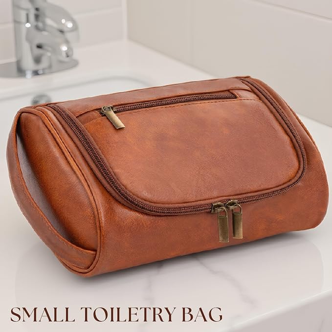 Mens Toiletry Bag, Compact Dopp Kit - Image 6