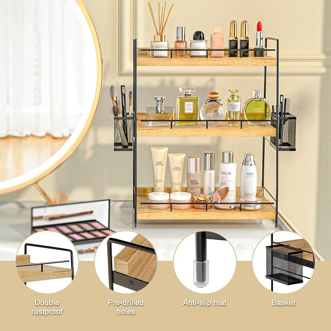 Bathroom Counter Organizer, Bathroom Countertop Organizer - Image 4