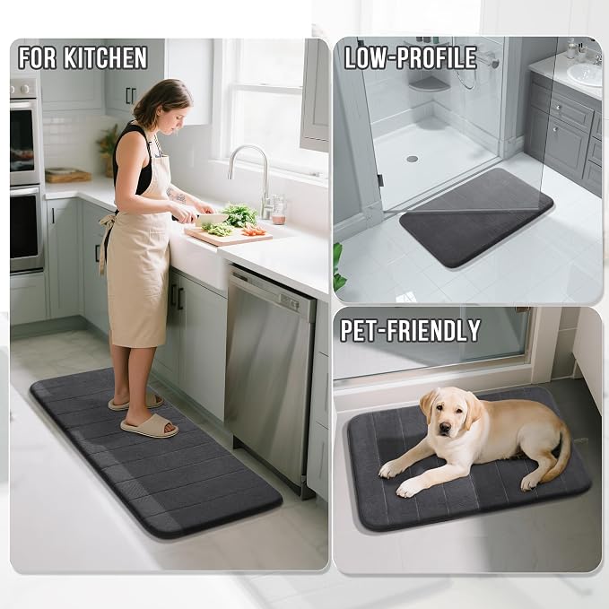 Yimobra Memory Foam Bathroom Rugs Sets 2 Piece - Image 6