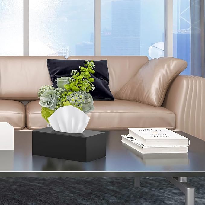 SILUT Tissue Box Cover Rectangle, Tissue Box Holder Decorative, Acrylic Tissue - Image 7