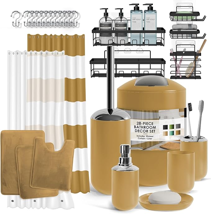 Clara Clark Bathroom Accessories Set by ClaraClark
