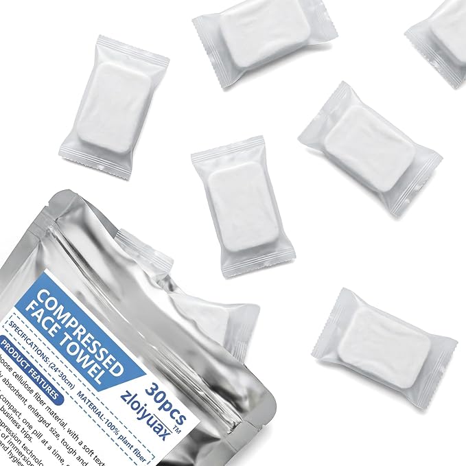 30pcs Thickened Compressed Towels, Disposable Washcloths by Unknown