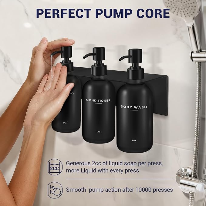 KLL Shampoo and Conditioner Dispenser Set - Image 5