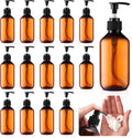 Uiifan 16 Pcs 8.5 oz Amber Foaming Soap Dispenser Refillable Foam Pump Bottle by Uiifan