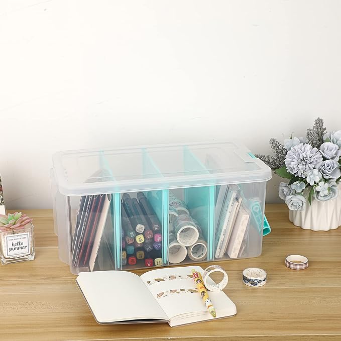 BTSKY Clear Plastic Dividing Storage Box - Image 6