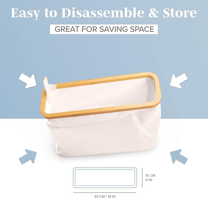LONBET Toilet Paper Storage for 12 Rolls, Stackable & Foldable - Image 5