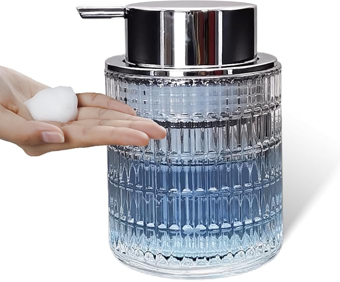 Glass Hand Foaming Soap Dispensers by Cendray