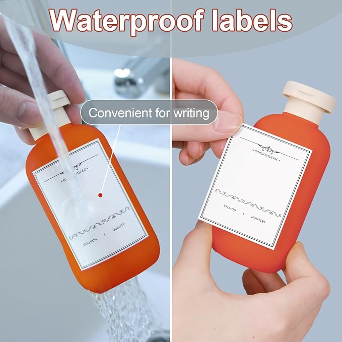 ASEVAT 6.7oz Airtight Plastic Travel Shampoo Bottles, Travel Shampoo and - Image 6