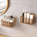 CGBE 2 Packs Cabinet Door Organizer, Acrylic Adhesive Shelf Wall Mounted Storage by CGBE