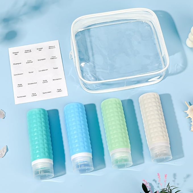 Travel Bottles for Toiletries, TSA Approved Travel Size Containers, Leak Proof - Image 2