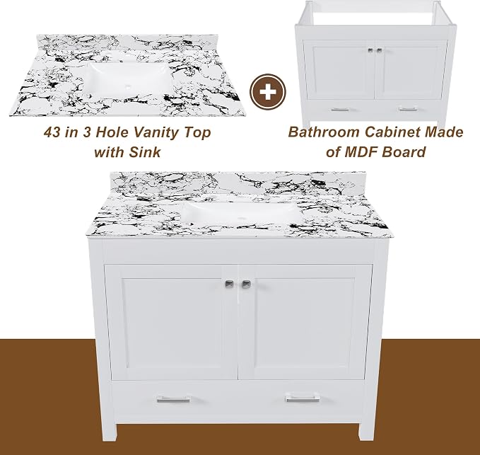 Montary 42" Bathroom Vanity - Image 3