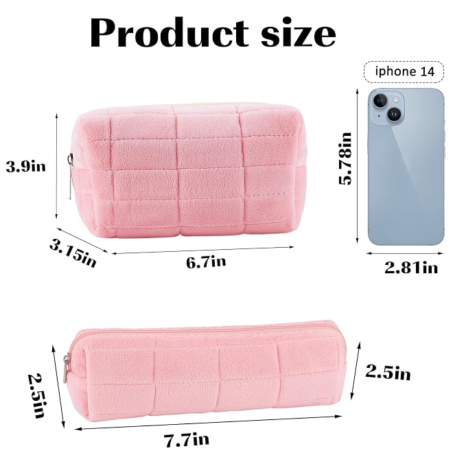 ZLFSRQ 2Pcs Pencil Case Cute Pencil Pouch - Image 4