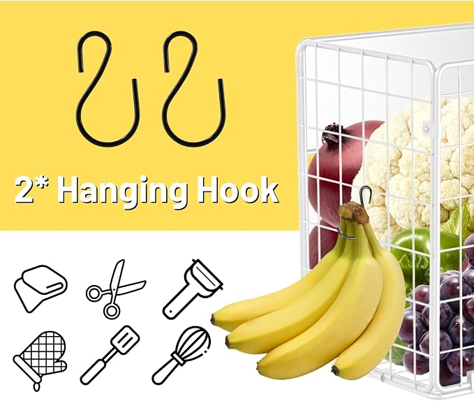 Ofiray-home Magnetic Fridge Shelf, Fruit Potato & Onion Storage Bins, Pantry - Image 7
