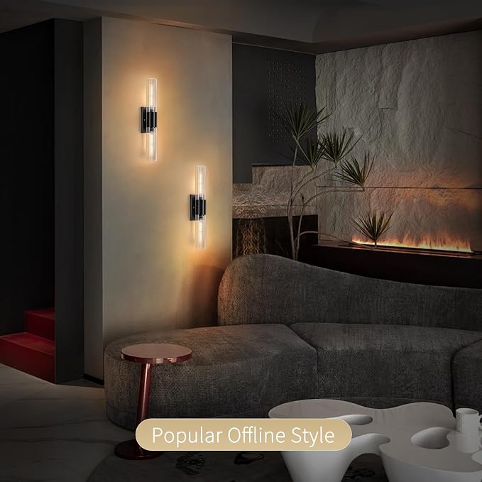 21" Bathroom Vanity Sconces Set of 2, Modern Up Down Wall Decor Set of 2 - Image 7