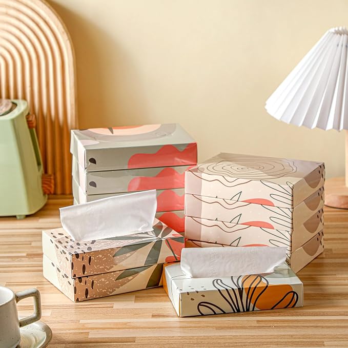 Yinder 24 Packs 960 Sheets Tissue Cube Car Facial Boxes Disposable Facial - Image 2