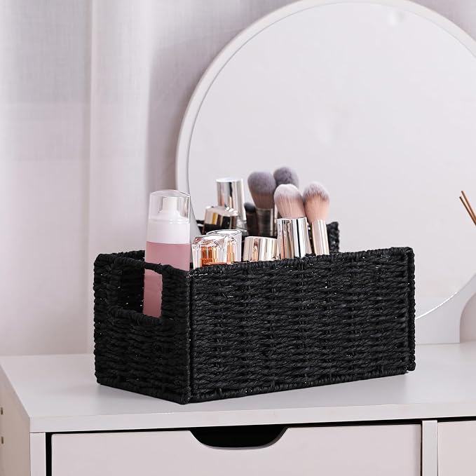 Vagusicc Wicker Storage Basket, Small Storage Baskets - Image 5