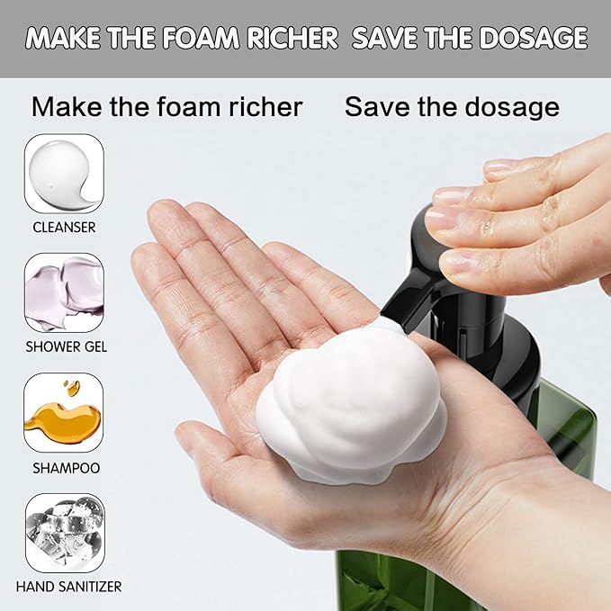 2 PCS-Foaming Soap Dispenser, Hand Soap Dispenser, Refillable Foam Liquid Hand - Image 2