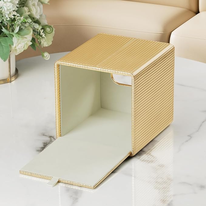 Gold Tissue Box Cover Square - Image 3