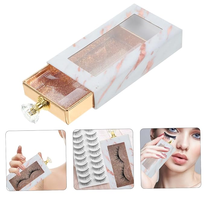 Beaupretty Rectangle Fake Lash Storage Box - Image 7