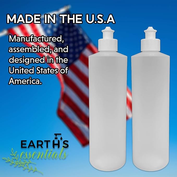 2 Pack Refillable 16 Ounce HDPE Squeeze Bottles - Image 6